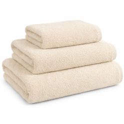 Beige hotel towel