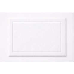 Framed bath mat