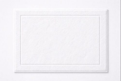Framed bath mat