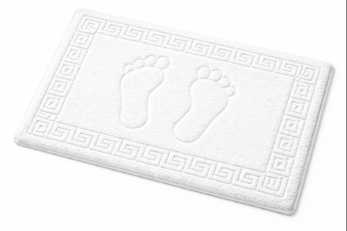 Bath mat with foot pattern 50×70