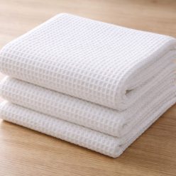 Waffle sauna towel